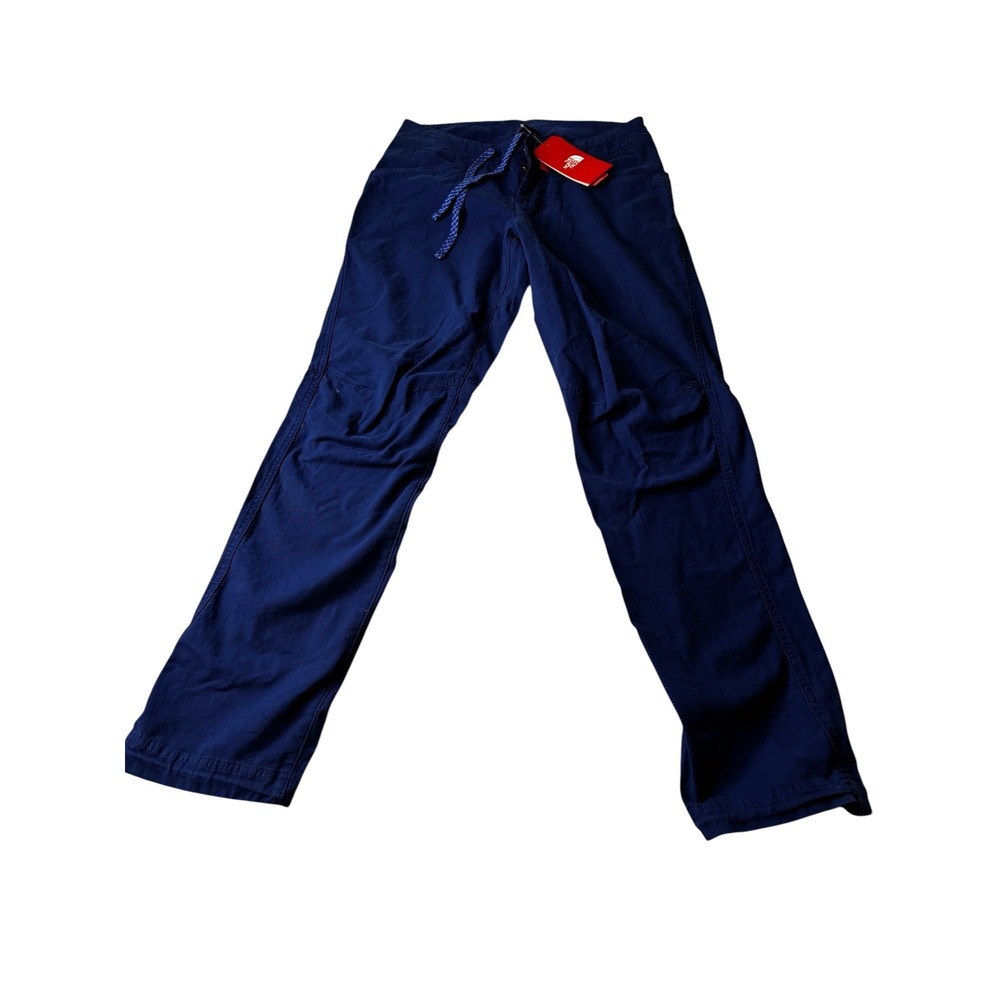 The North Face Womens 3D Construction Hiking Pants Blue Articulated Knee Size 8